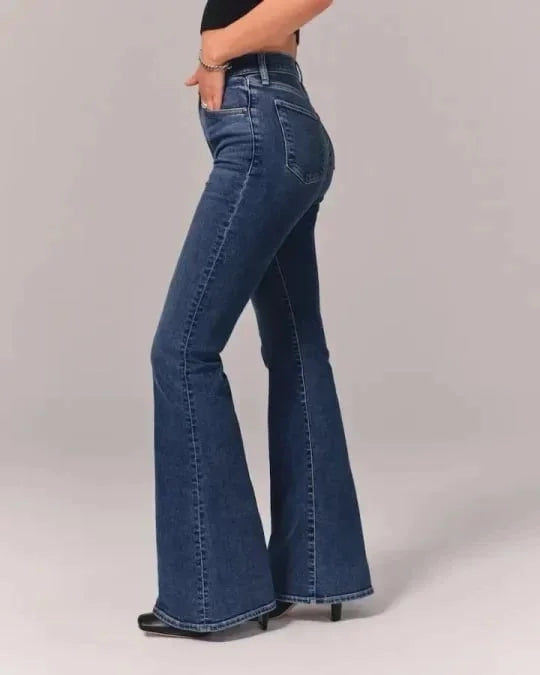 Stretched flared jeans high waist™